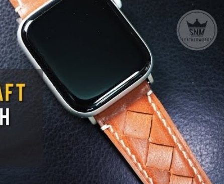 Выкройка ромбовидный кожаный ремешок для умных часов Apple Watch
